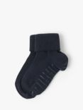 Polarn O. Pyret Kids' Merino Wool Blend Roll Top Socks, Blue
