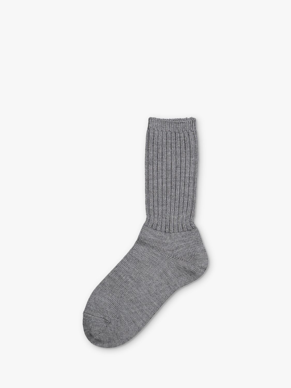 Polarn O. Pyret Baby Thick Wool Socks, Grey at John Lewis & Partners