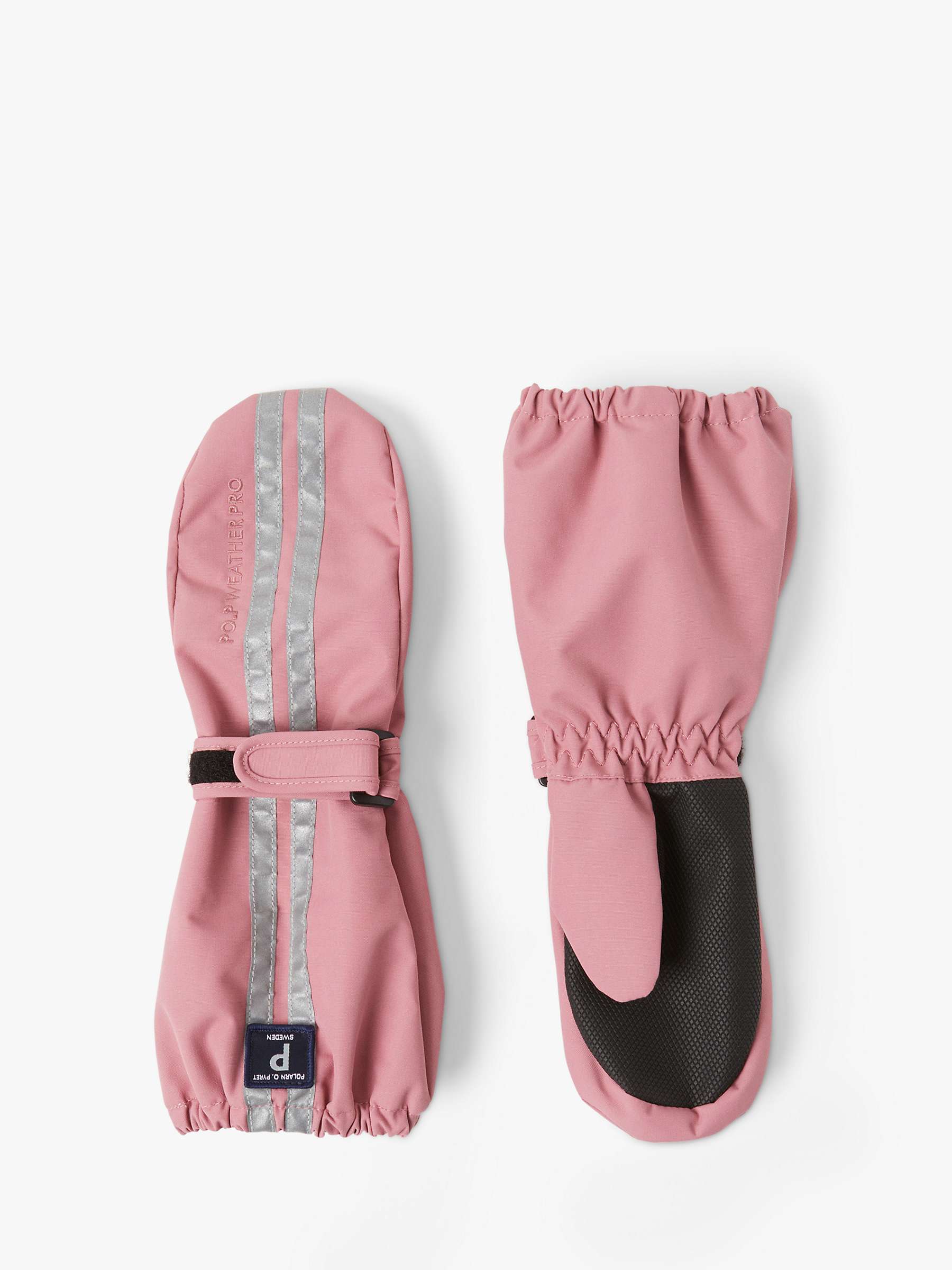 Buy Polarn O. Pyret Baby Windproof & Waterproof Shell Mittens, Pink Online at johnlewis.com