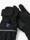 Polarn O. Pyret Kids' Soft Shell Gloves, Black