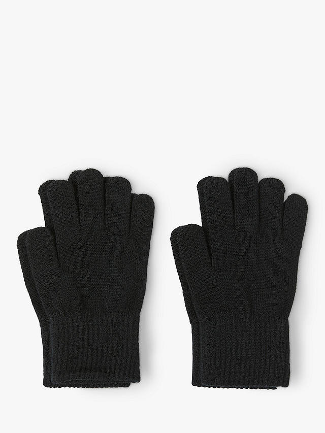 Polarn O. Pyret Baby Magic Gloves, Pack of 2, Black