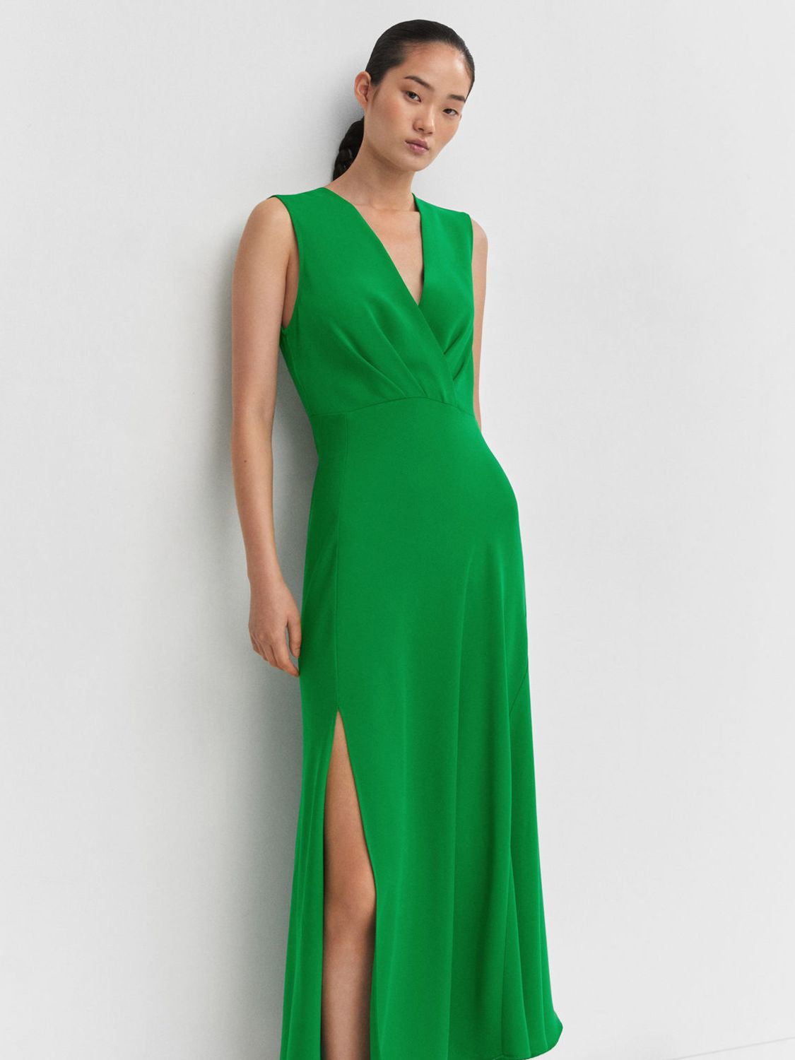 Mango Manzana Dress, Green at John Lewis & Partners