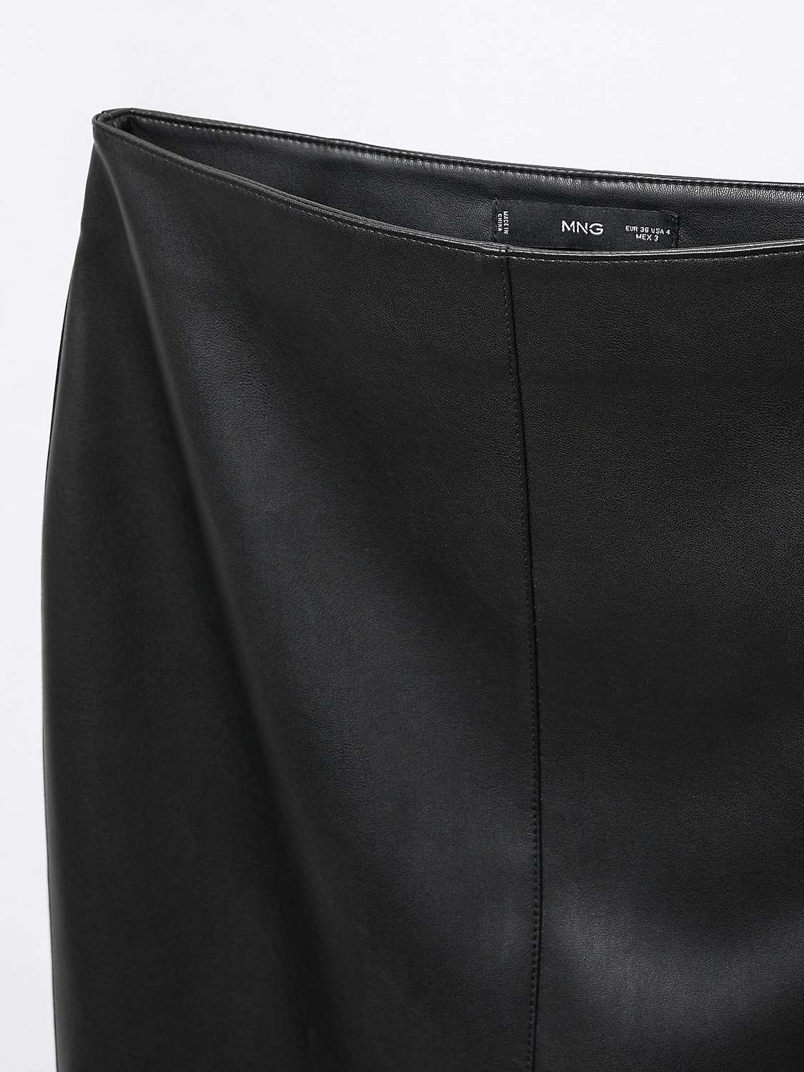 Buy Mango Faux Leather Pencil Skirt Online at johnlewis.com