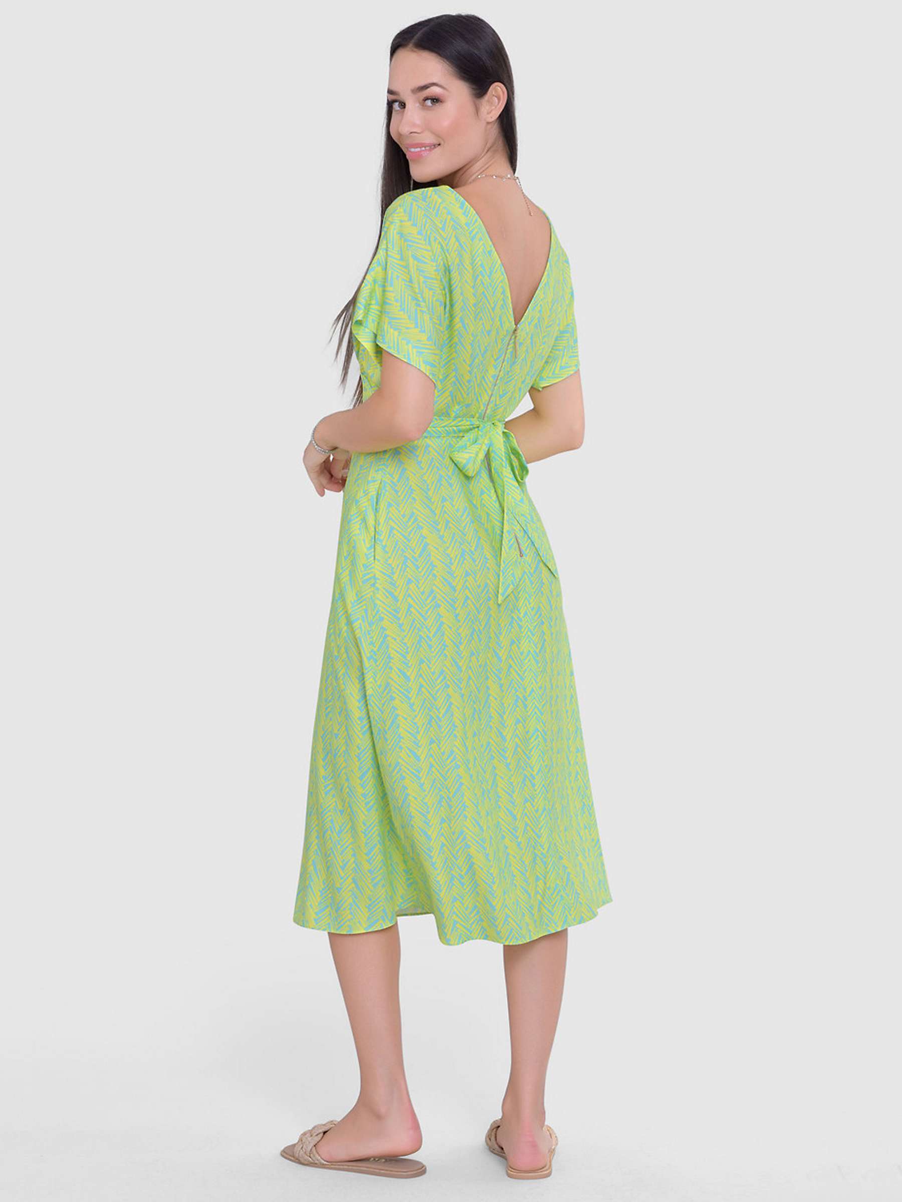 Buy Closet London Print Midi Dress, Multi Online at johnlewis.com