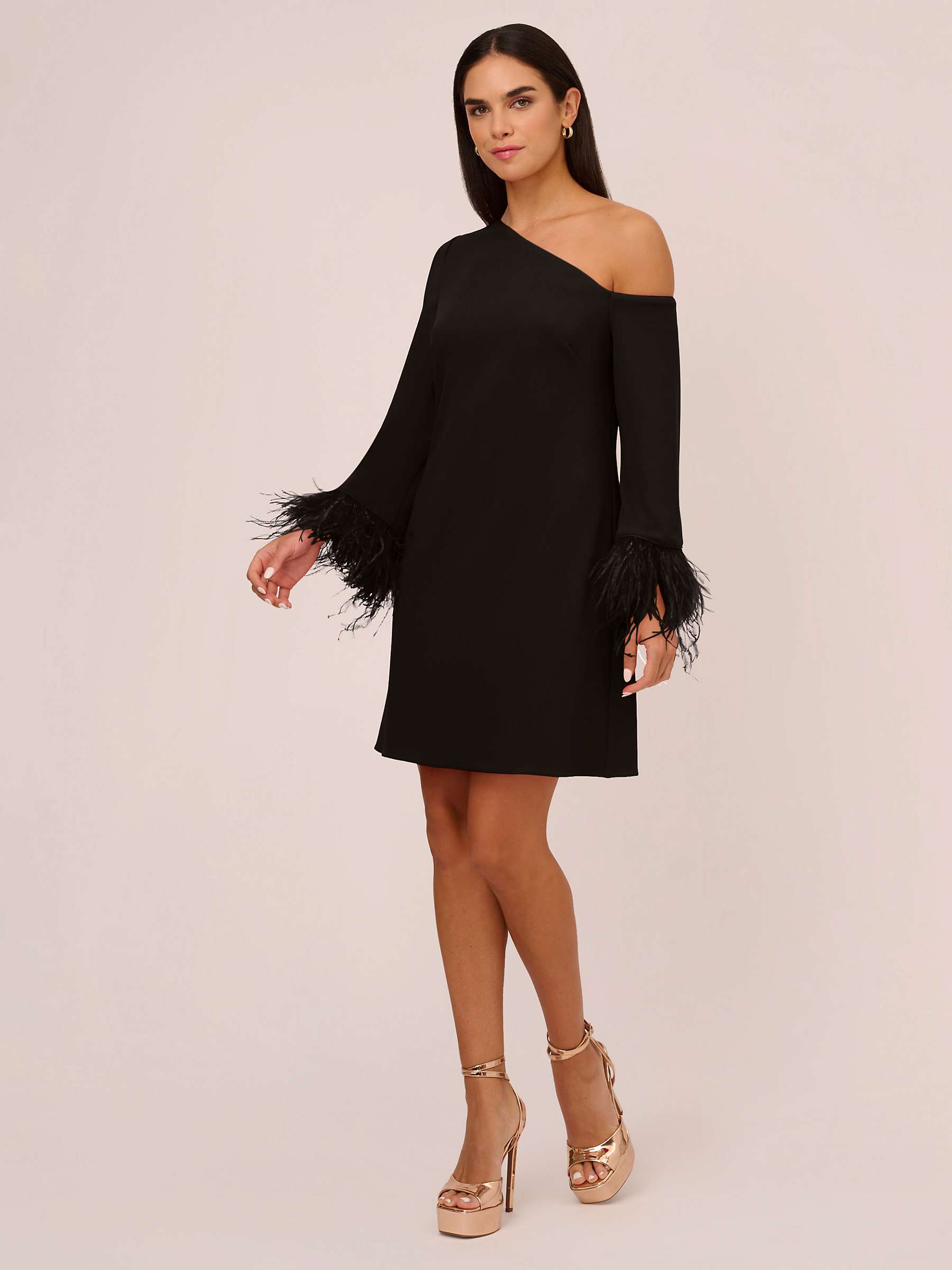 Buy Adrianna Papell Aidan by Adrianna Papell Knit Crepe Cocktail Dress Online at johnlewis.com