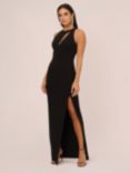 Adrianna Papell Aidan by Adrianna Papell Sleeveless Knit Crepe Gown, Black