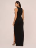 Adrianna Papell Aidan by Adrianna Papell Sleeveless Knit Crepe Gown, Black
