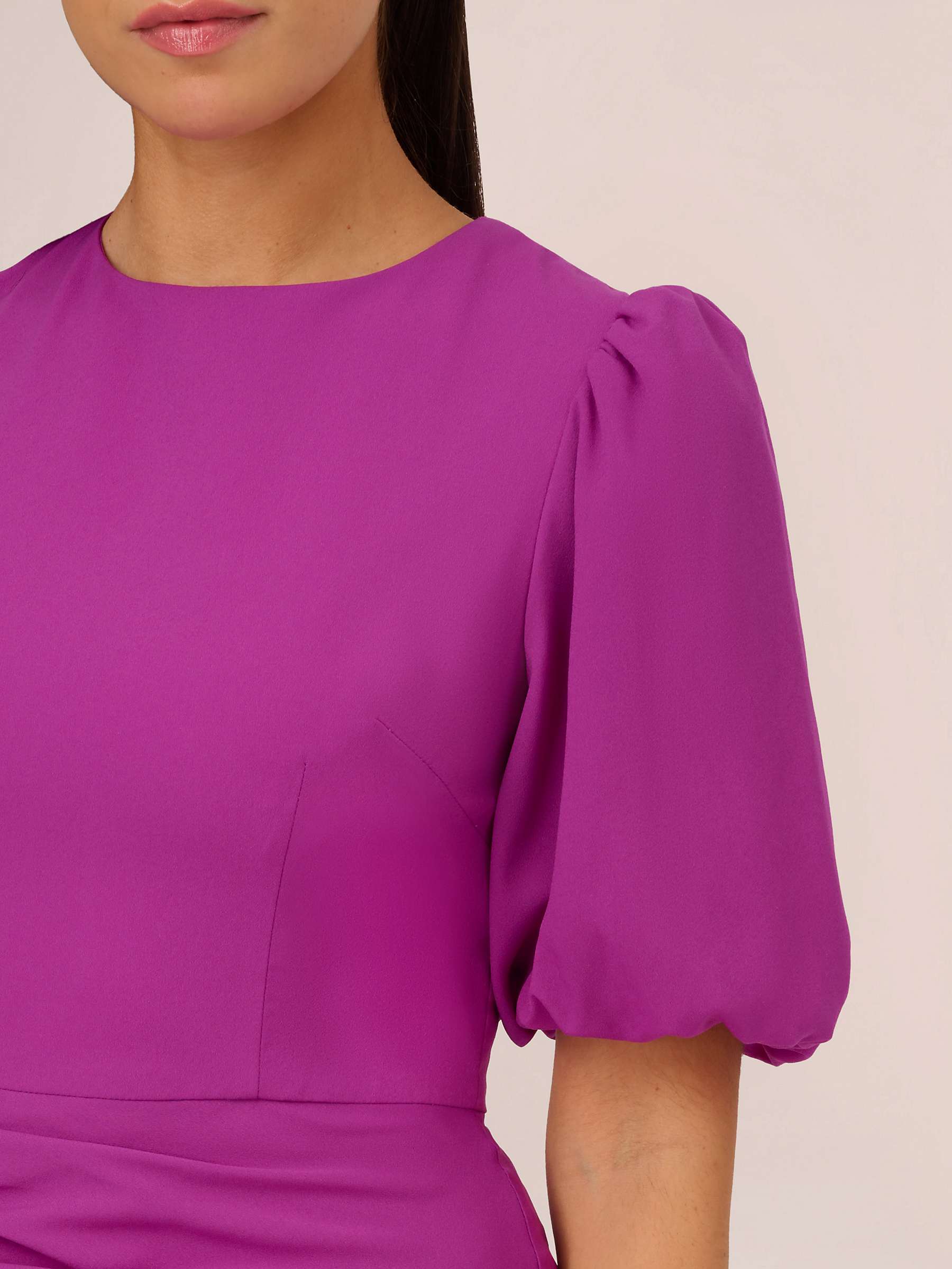 Buy Aidan by Adrianna Papell Stretch Mini Cocktail Dress, Wild Orchid Online at johnlewis.com