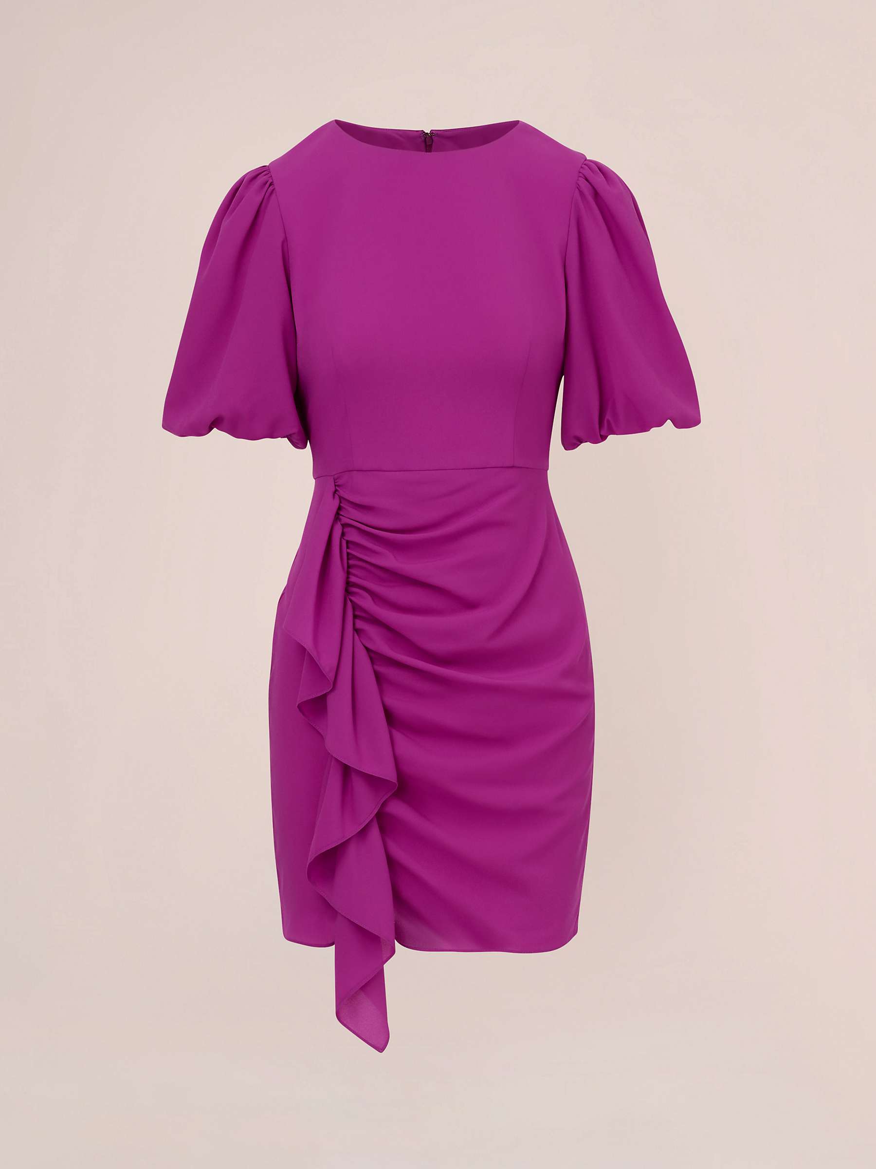 Buy Aidan by Adrianna Papell Stretch Mini Cocktail Dress, Wild Orchid Online at johnlewis.com