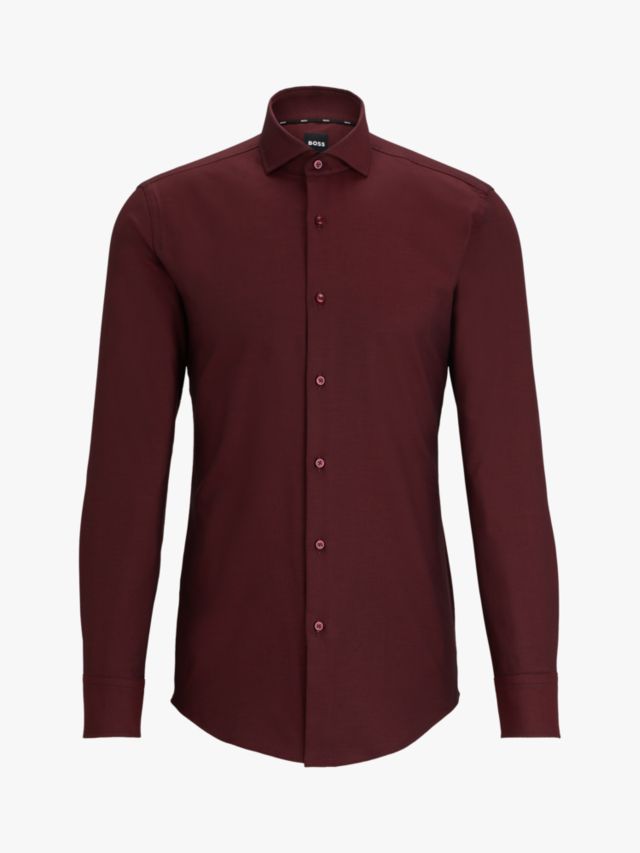 Dark discount red shirt