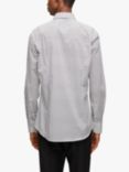 BOSS H-Hank Kent Long Sleeve Shirt, White/Black