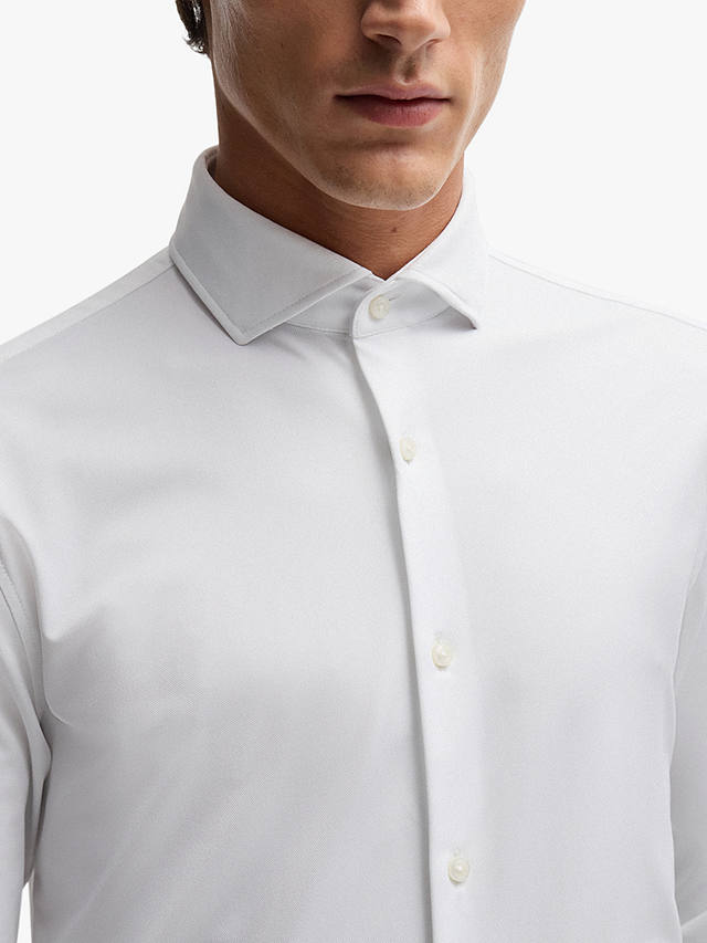 BOSS P-Hank Long Sleeve Shirt, White