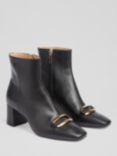 L.K.Bennett Novella Smooth Leather Ankle Boots