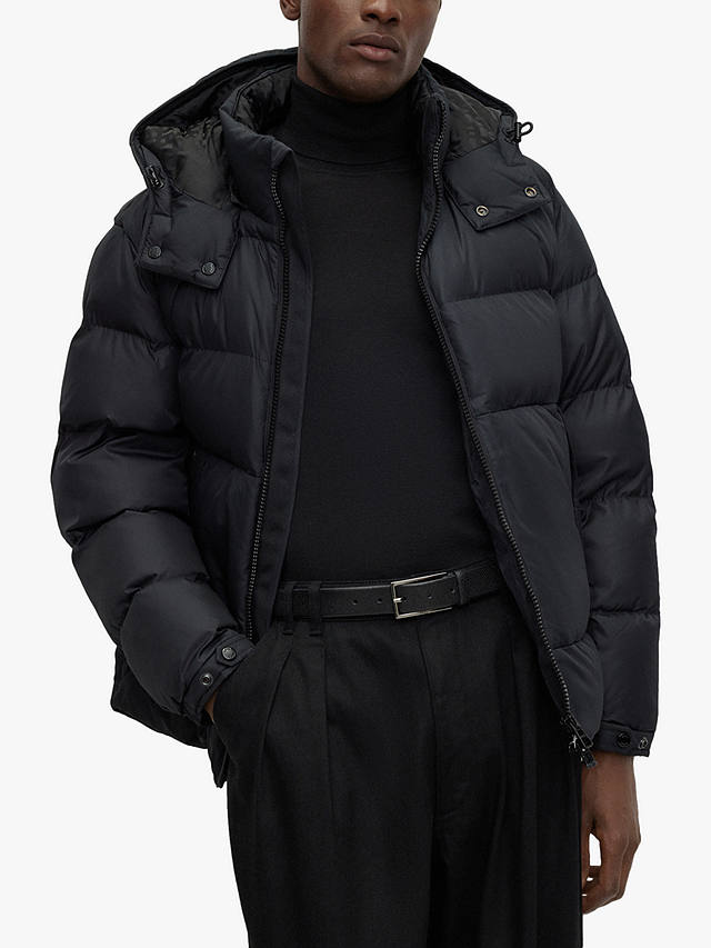 BOSS Corbinian Hooded Puffer Jacket, Black