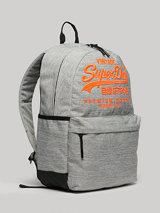 Superdry Heritage Montana Backpack, Light Grey Marl