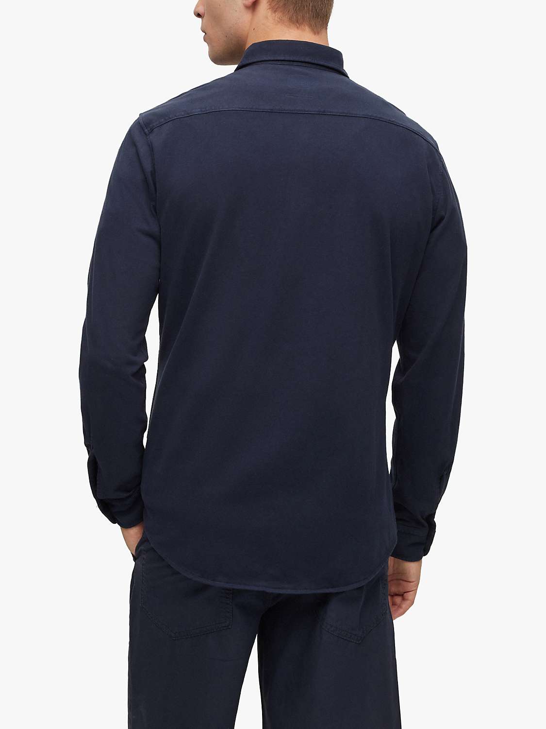 Buy BOSS Mysoft 2 Slim Fit Jersey Cotton Shirt Online at johnlewis.com