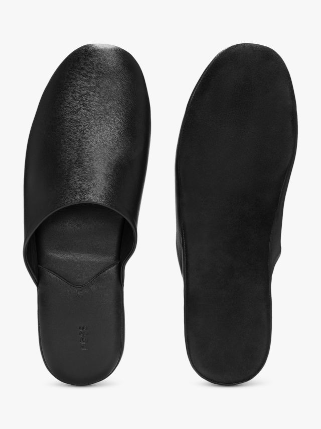 John lewis cheap men's leather slippers