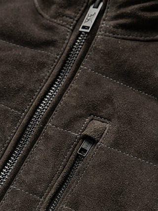 Rodd & Gunn Chalford Leather Jacket, Grey