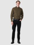 Rodd & Gunn Barhill Long Sleeve Sports Fit Cotton Blend Shirt, Loden