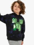 Angel & Rocket Kids' Minecraft Sequin Hoodie, Black/Multi