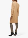 BOSS Catara Wool and Cashmere Tailored Coat, Medium Beige