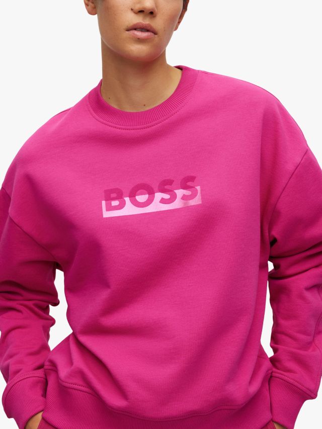 Boss store pink sweatshirt