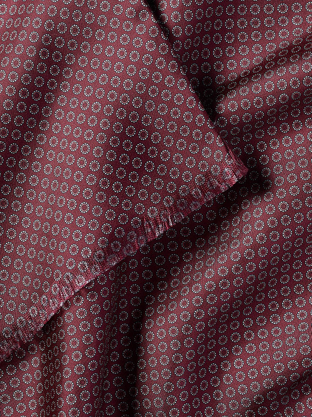 Charles Tyrwhitt Luxurious Silk Scarf, Dark Red at John Lewis & Partners