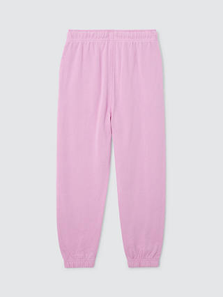 John Lewis ANYDAY Kids' Cotton Joggers, Pastel Pink