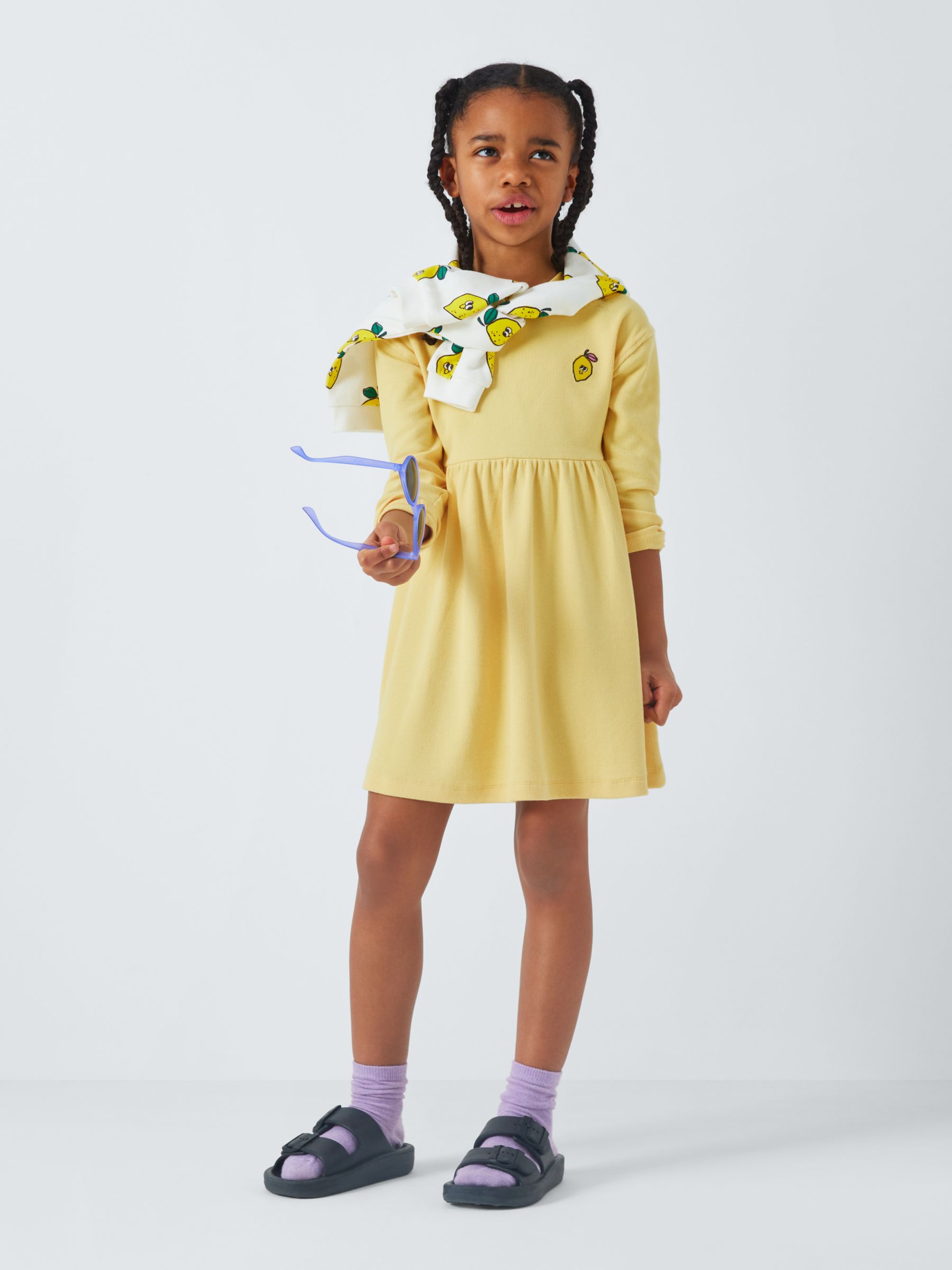 Buy John Lewis ANYDAY Kids' Lemon Smock Dress, Sundress Online at johnlewis.com
