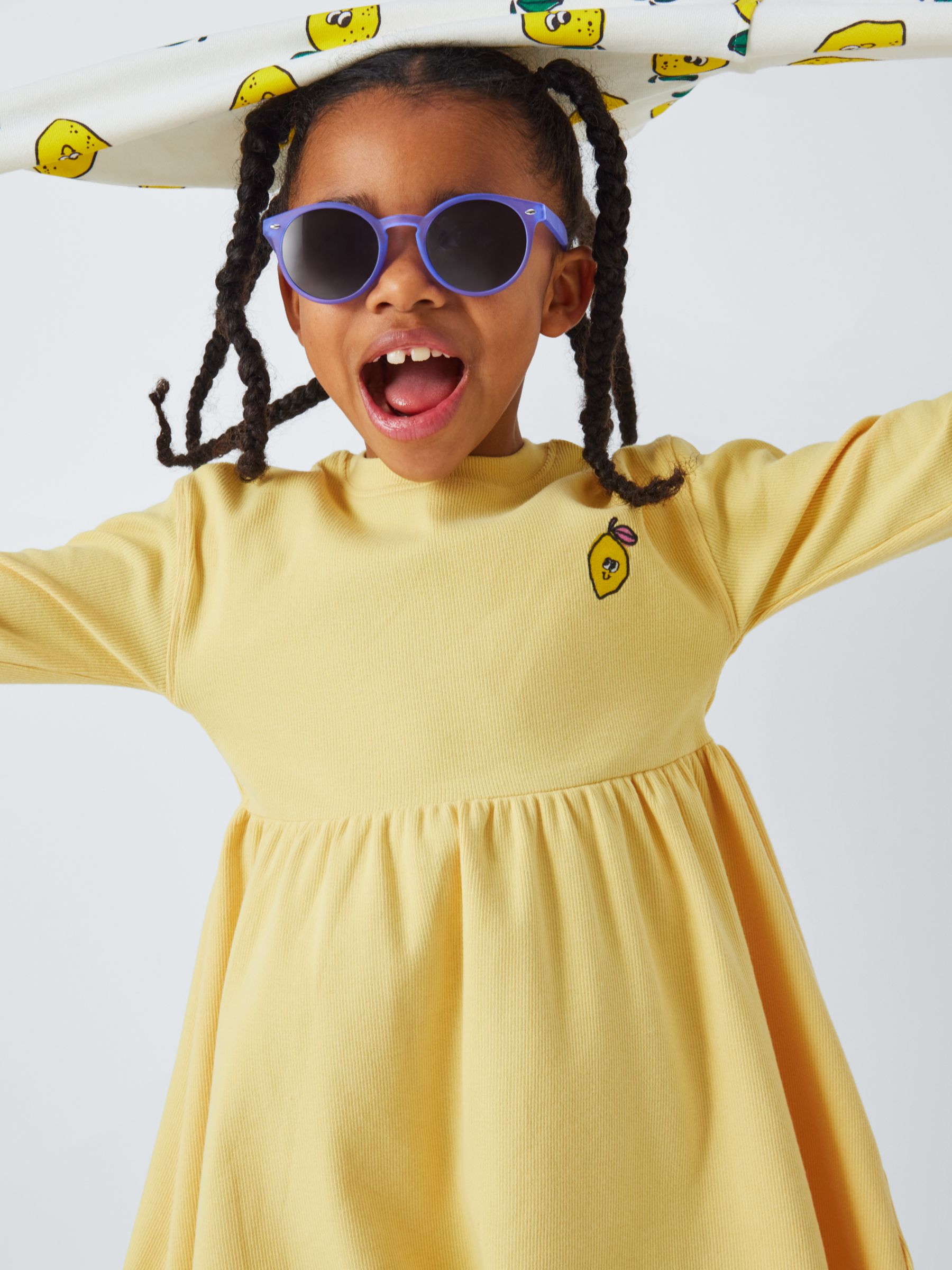 Buy John Lewis ANYDAY Kids' Lemon Smock Dress, Sundress Online at johnlewis.com