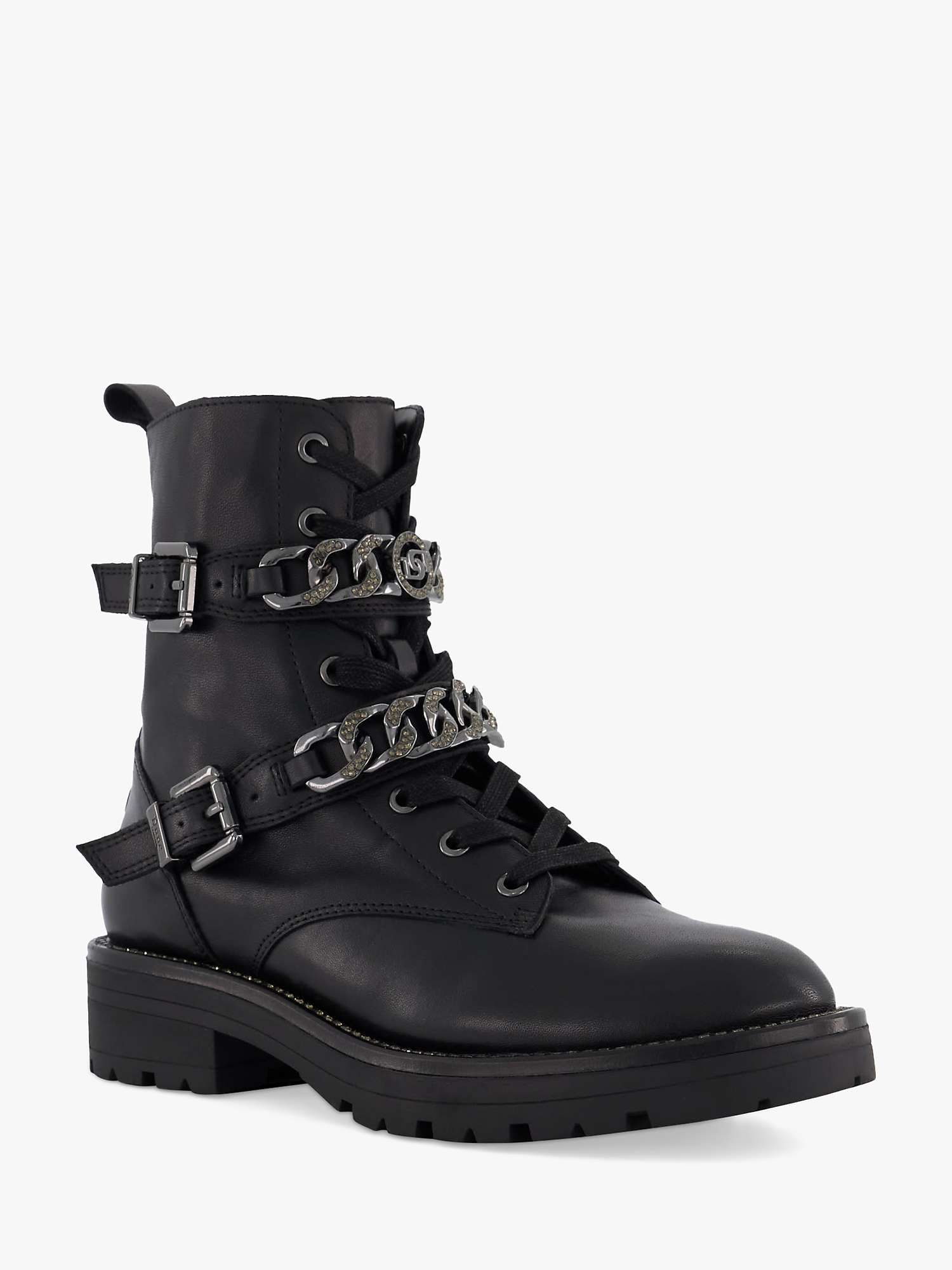 Buy Dune Plazas Leather Ankle Boots Online at johnlewis.com