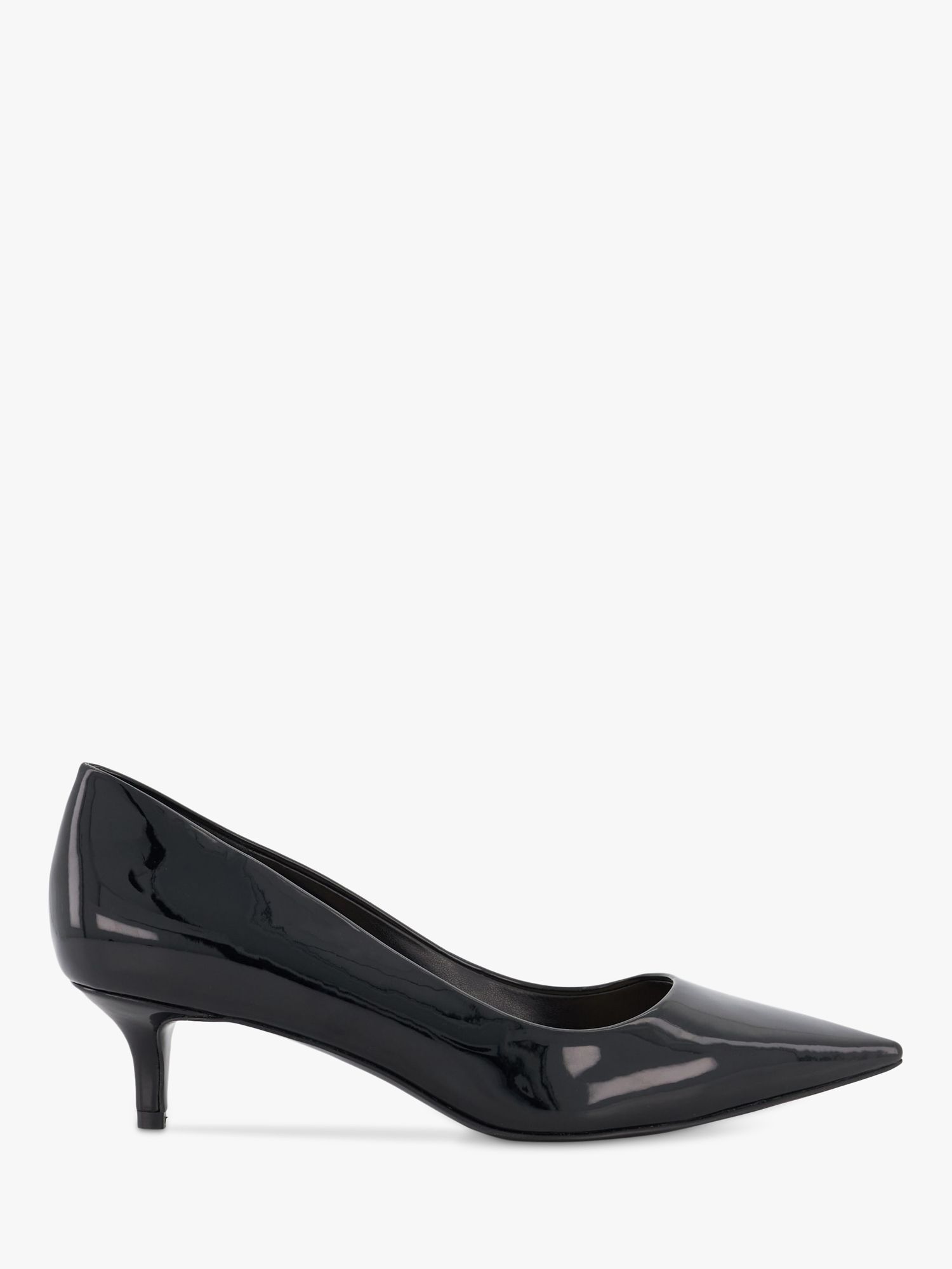 Dune Advanced Stiletto Heel Court Shoes, Black at John Lewis & Partners