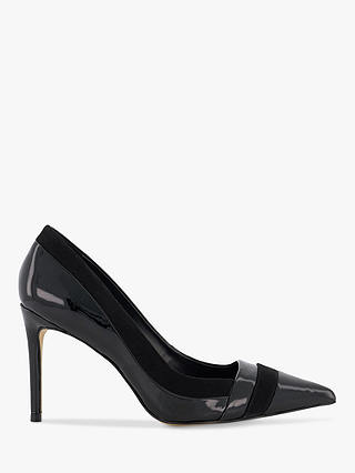 Dune Alexandria Leather Pointed Toe High Court Shoes