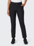 Venice Beach Millie Pinstripe Sports Trousers, Black