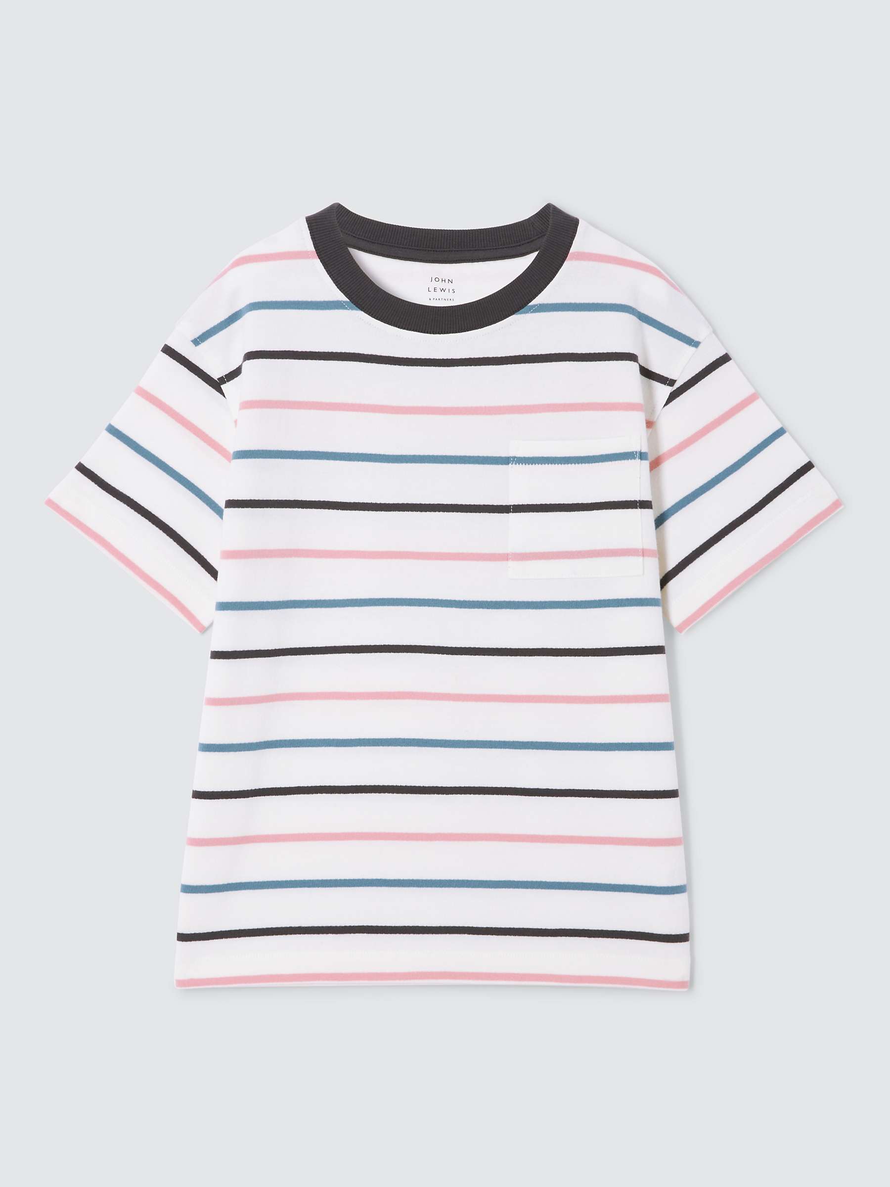 Buy John Lewis Multi Stripe T-Shirt, Multi Online at johnlewis.com
