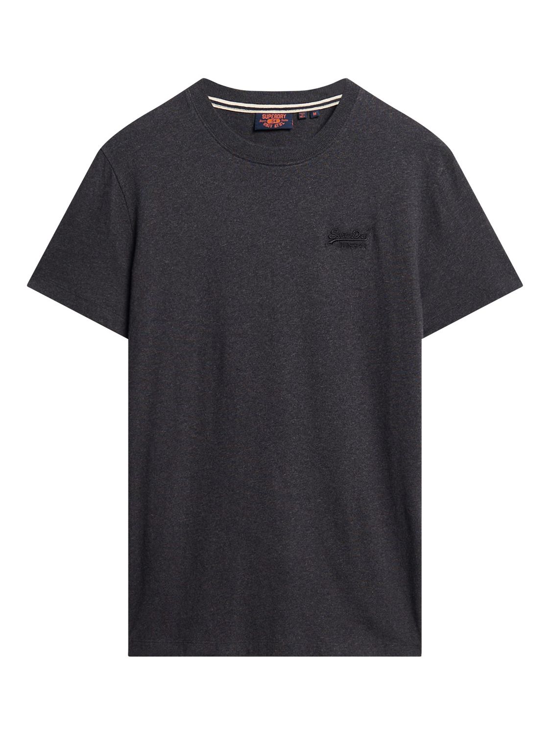 Men's Organic Cotton Essential Logo T-Shirt - Raven Black Marl – Superdry  Malaysia