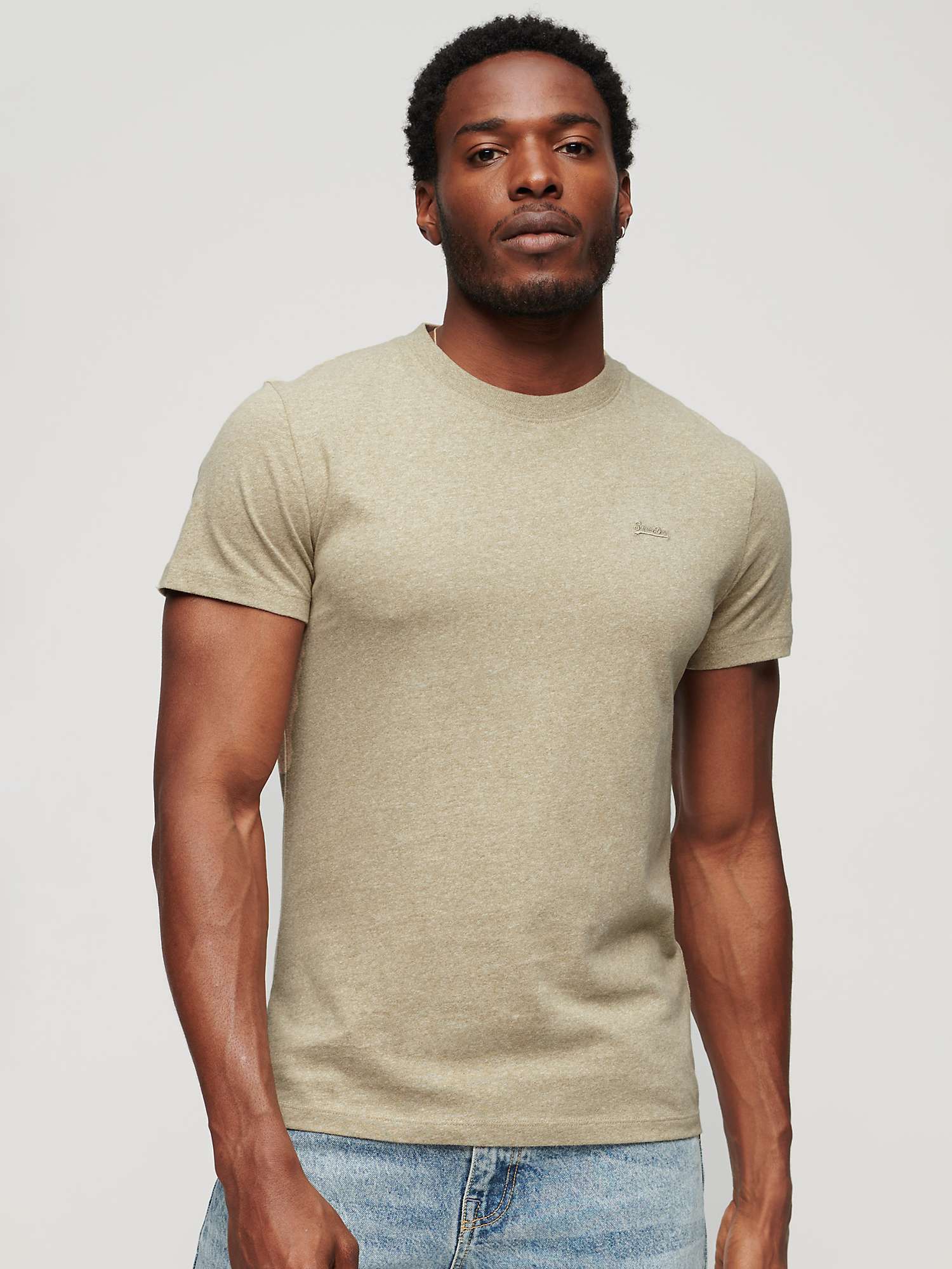 Buy Superdry Organic Cotton Essential Small Logo T-Shirt Online at johnlewis.com