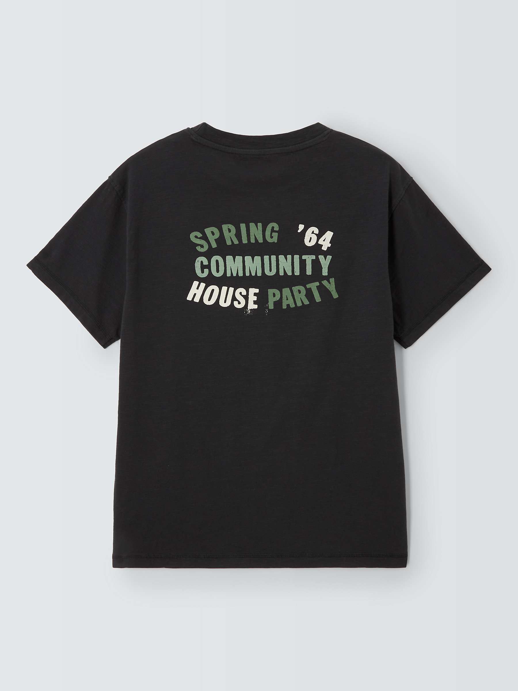 Buy John Lewis Kids' Spring Short Sleeve T-Shirt, Navy Online at johnlewis.com