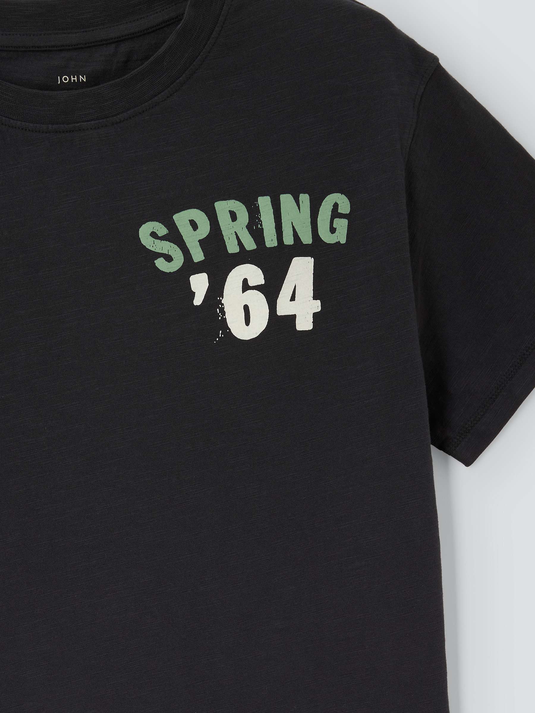 Buy John Lewis Kids' Spring Short Sleeve T-Shirt, Navy Online at johnlewis.com