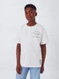 John Lewis Kids' Happy Minds Cotton T-Shirt, Cream