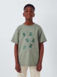 John Lewis Kids' Create Short Sleeve Oversized T-Shirt, Green
