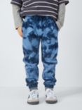 John Lewis Kids' Tie Dye Joggers, Blue