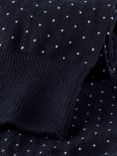 Charles Tyrwhitt Micro Dash Rich Cotton Socks, Pack of 3, Navy/Multi