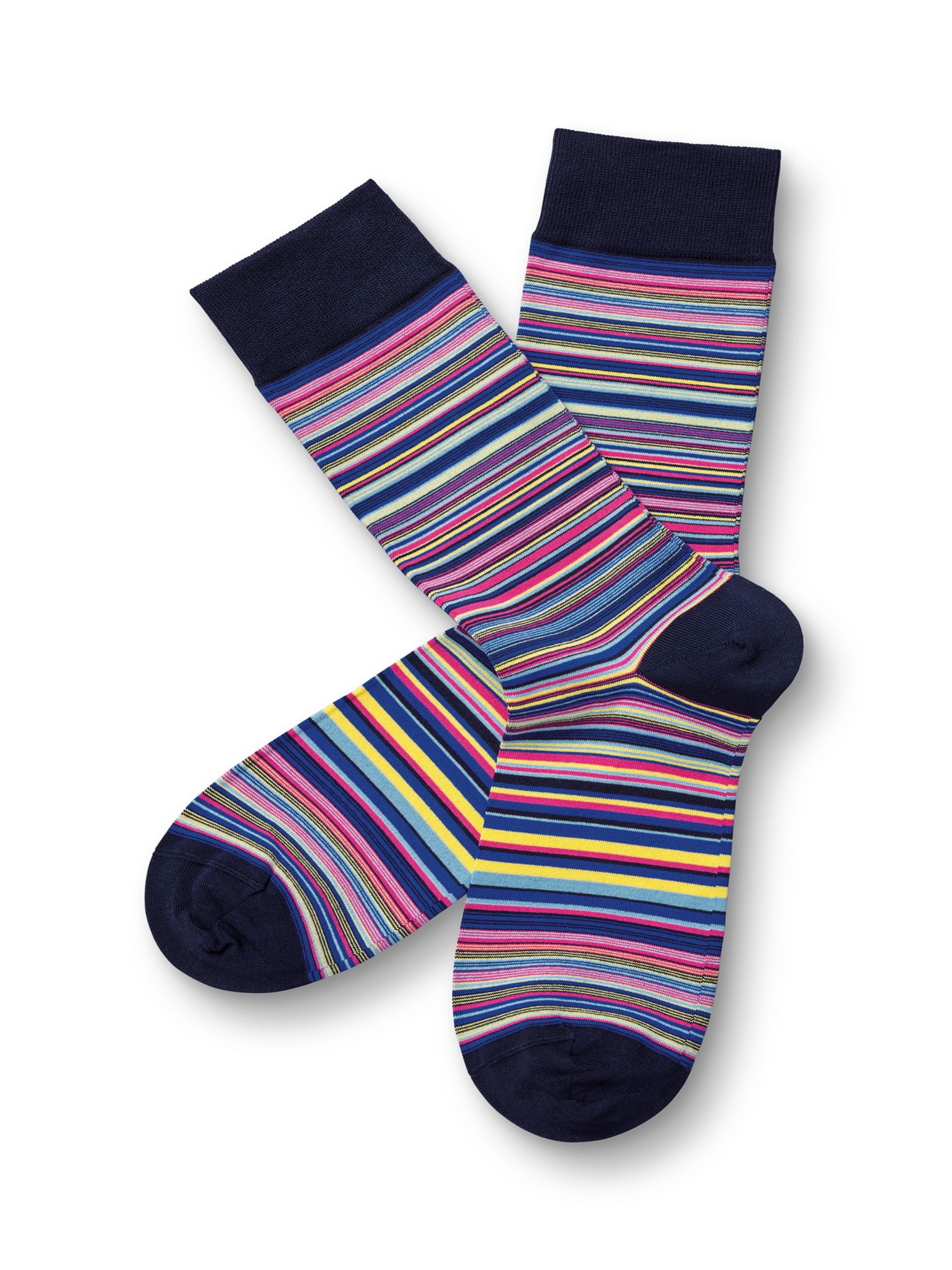 Buy Charles Tyrwhitt Every Day Stripe Socks, Multi Online at johnlewis.com