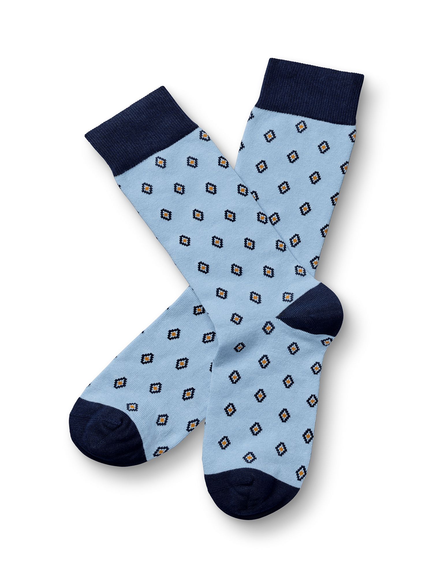 Buy Charles Tyrwhitt Geometric Socks, Sky Blue Online at johnlewis.com
