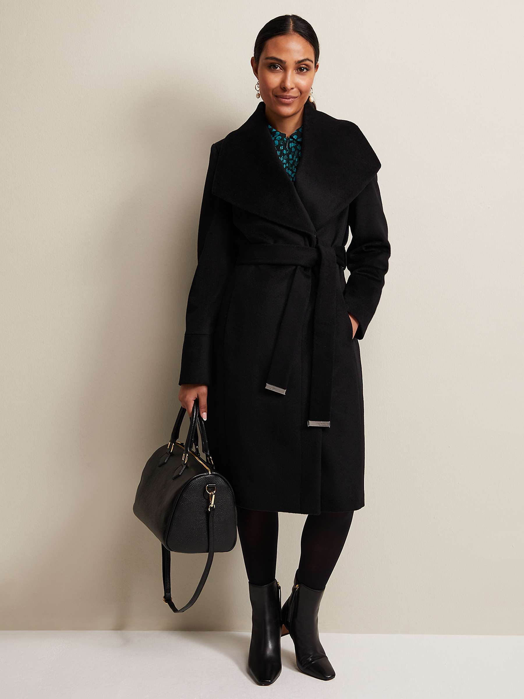 Buy Phase Eight Petite Nicci Wool Blend Coat Online at johnlewis.com