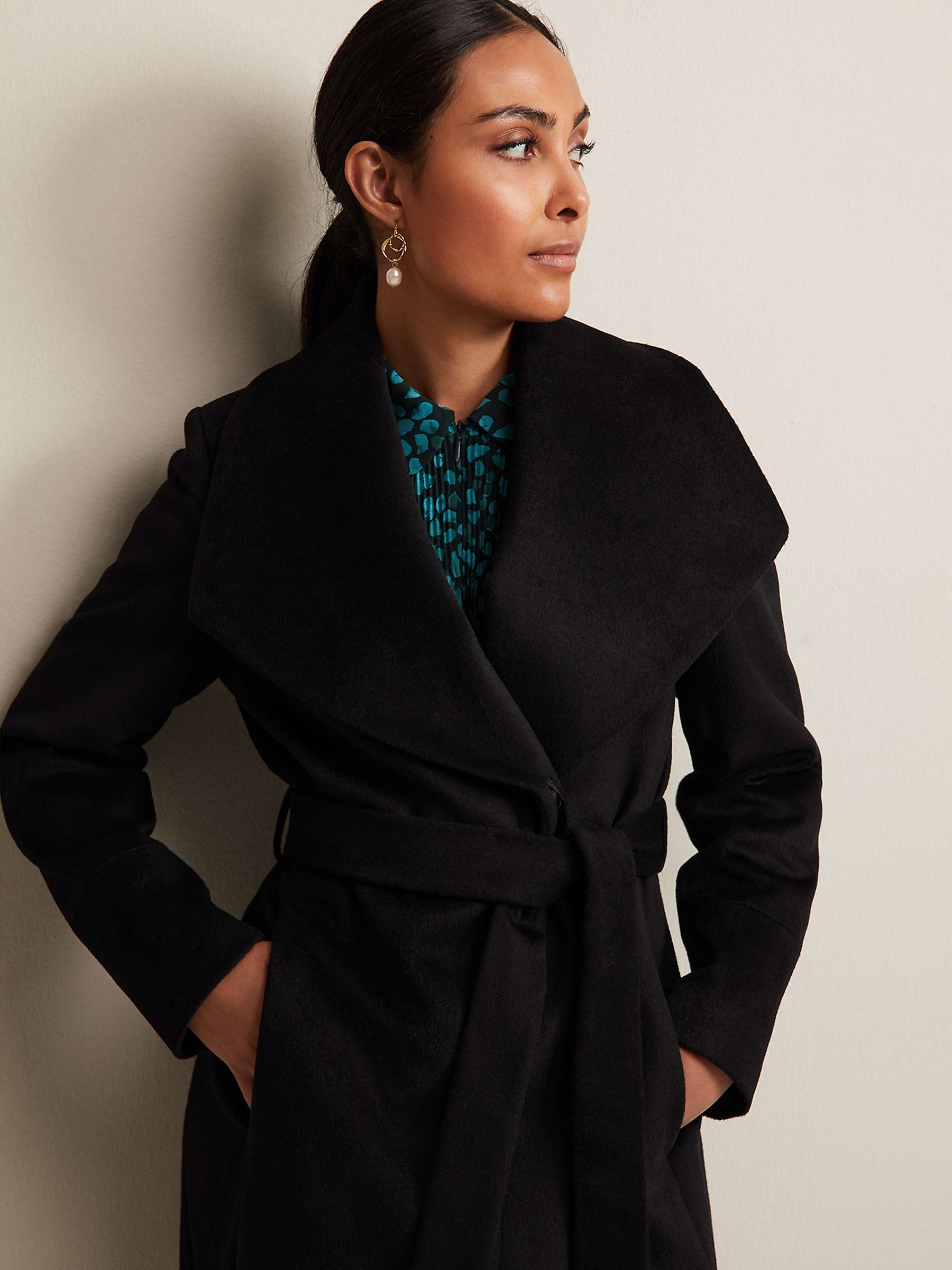 Buy Phase Eight Petite Nicci Wool Blend Coat Online at johnlewis.com