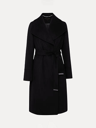 Phase Eight Petite Nicci Wool Blend Coat, Black