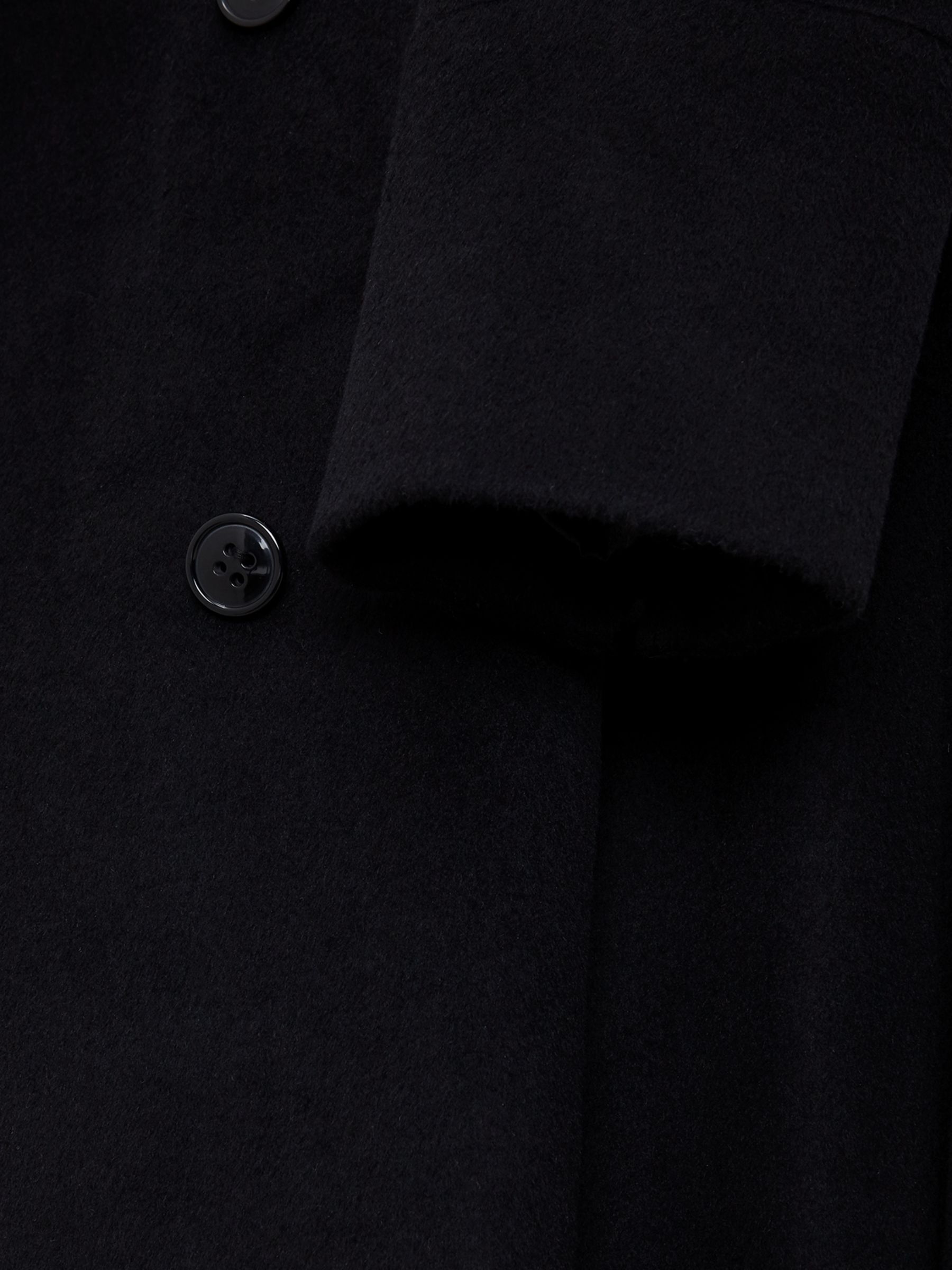 Phase Eight Petite Nicci Wool Blend Coat, Black, 6