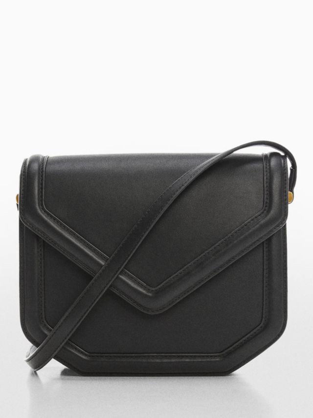Mango Envy Medium Sholder Bag, Black, One Size